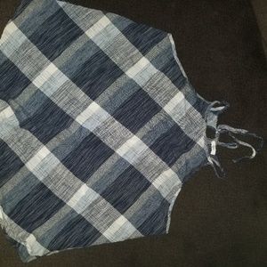 Denim style tank top